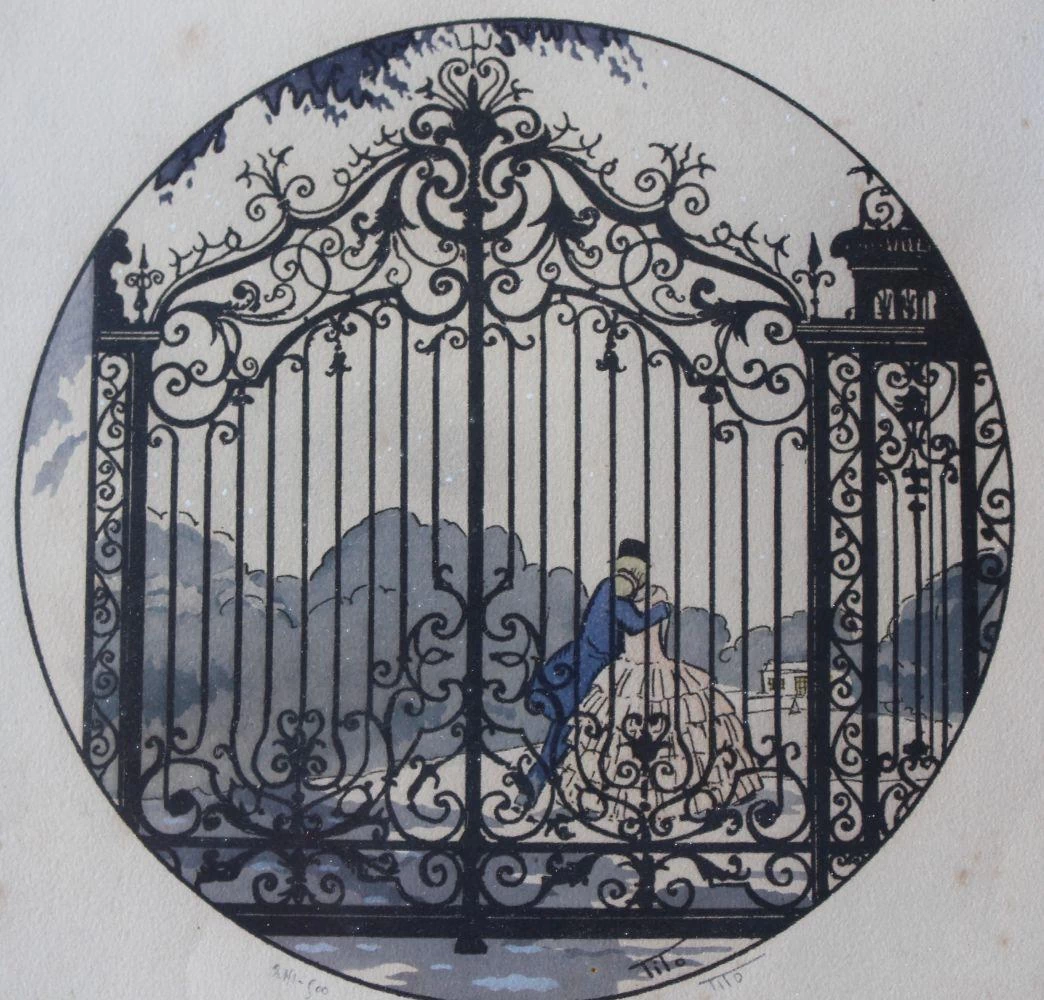  241-Ettore Tito-coppia romantica 